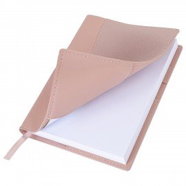 Ежедневник недатированный В6 130х185мм BRAUBERG "Gleam", под кожу, 160л, розовый, 116219