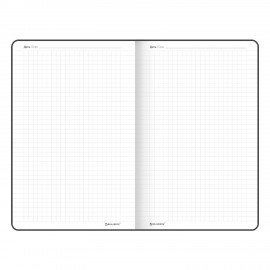 Блокнот А5 138x213мм BRAUBERG Basic, под кожу, 80л, клетка, красный, 116228