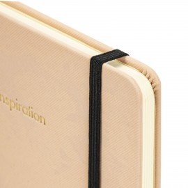 Блокнот А5 138x213мм BRAUBERG Velvet, резинка, держатель, 80л, клетка, розовый, 116242