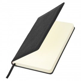 Ежедневник недатированный А5 138х213мм BRAUBERG Base, под кожу, 160л, черный, 116255