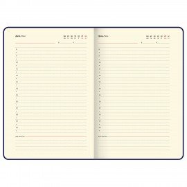 Ежедневник недатированный А5 138х213мм BRAUBERG Base, под кожу, 160л, фиолетовый, 116256