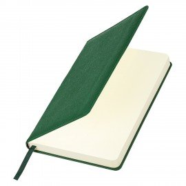 Ежедневник недатированный А5 138х213мм BRAUBERG Base, под кожу, 160л, темно-зеленый, 116257