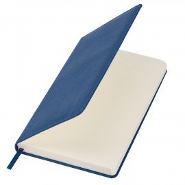 Ежедневник недатированный А5 138х213мм BRAUBERG Base, под кожу, 160л, синий, 116258