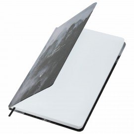 Ежедневник недатированный с резинкой А5 145х203мм, BRAUBERG, твердый, 128л, Forest, 116287