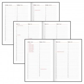 Ежедневник недатированный с резинкой А5 145х203мм, BRAUBERG, твердый, 128л, Peony, 116290