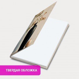 Ежедневник недатированный с резинкой А5 145х203мм, BRAUBERG, твердый, фольга, 128л, Vase, 116295