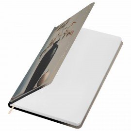 Ежедневник недатированный с резинкой А5 145х203мм, BRAUBERG, твердый, фольга, 128л, Vase, 116295