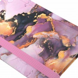 Еженедельник недатированный с резинкой 171х93мм, BRAUBERG, твердый, 64л, Marble stone, 116307