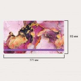 Еженедельник недатированный с резинкой 171х93мм, BRAUBERG, твердый, 64л, Marble stone, 116307