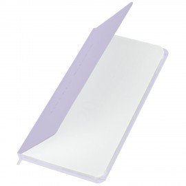 Еженедельник недатированный с резинкой 171х93мм BRAUBERG, твердый, сиреневый, 64л, Minimal, 116308