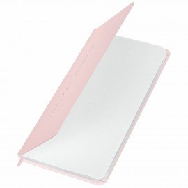 Еженедельник недатированный с резинкой 171х93мм, BRAUBERG, твердый, розовый, 64л, Minimal, 116310