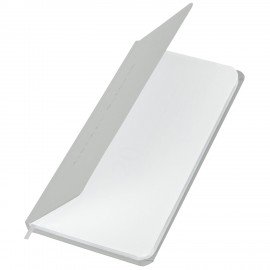 Еженедельник недатированный с резинкой 171х93мм, BRAUBERG, твердый, серый, 64л, Minimal, 116311