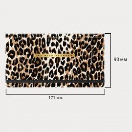 Еженедельник недатированный с резинкой 171х93мм, BRAUBERG, твердый, 64л, Leopard print, 116312