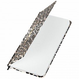 Еженедельник недатированный с резинкой 171х93мм, BRAUBERG, твердый, 64л, Leopard print, 116312