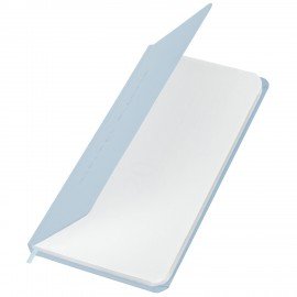 Еженедельник недатированный с резинкой 171х93мм, BRAUBERG, твердый, голубой, 64л, Minimal, 116313