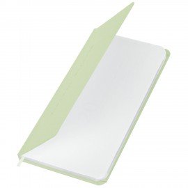 Еженедельник недатированный с резинкой 171х93мм, BRAUBERG, твердый, зеленый, 64л, Minimal, 116314