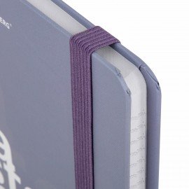 Блокнот с резинкой в клетку 96л, А5 145х203, твердая обложка, BRAUBERG, Дизайн 4, 116318