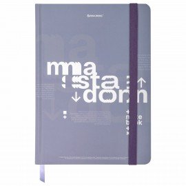 Блокнот с резинкой в клетку 96л, А5 145х203, твердая обложка, BRAUBERG, Дизайн 4, 116318