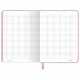 Блокнот с резинкой в клетку 96л, А5 145х203, твердая обложка, BRAUBERG, Дизайн 5, 116319