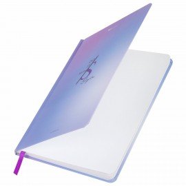 Блокнот с резинкой в клетку 96л, А5 145х203, твердая обложка, BRAUBERG, Дизайн 6, 116320