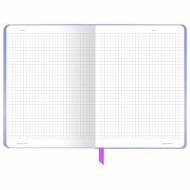 Блокнот с резинкой в клетку 96л, А5 145х203, твердая обложка, BRAUBERG, Дизайн 6, 116320