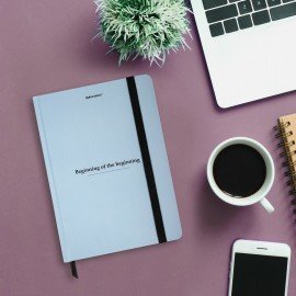 Блокнот с резинкой в клетку 96л, А5 145х203, твердая обложка, BRAUBERG, Дизайн 7, 116321