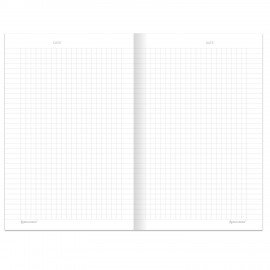 Блокнот А5 134х206 мм, 80 л., твёрдый, клетка, BRAUBERG "Minimal", сиреневый, 116440