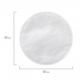 Ватные диски двусторонние 180 шт., с эффектом прошитого края, ЗОЛОТОЙ ИДЕАЛ, 100% хло, 116531