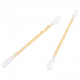 Ватные палочки КОМПЛЕКТ 500 шт.,бамбуковый стик,100% хлопок,пластиковый стакан, ЗОЛОТОЙ ИДЕАЛ, 116558