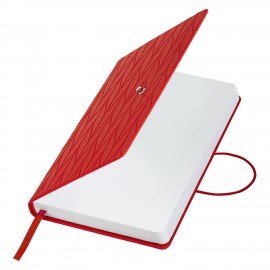 Ежедневник недатированный А5 138х213мм BRAUBERG Braided, под кожу, гвоздик 160л, красный, 116597
