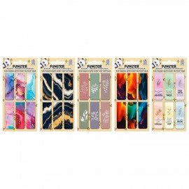 Закладки для книг МАГНИТНЫЕ, "АССОРТИ 5 ДИЗАЙНОВ", набор 6 штук, 60x20 мм, FUNSTER, 116653