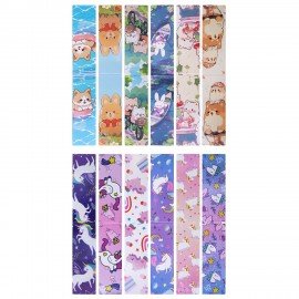 Закладки для книг МАГНИТНЫЕ, "ДЛЯ ДЕВОЧЕК", набор 12 штук, 60x20 мм, FUNSTER, 116654