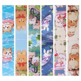 Закладки для книг МАГНИТНЫЕ, "ДЛЯ ДЕВОЧЕК", набор 12 штук, 60x20 мм, FUNSTER, 116654