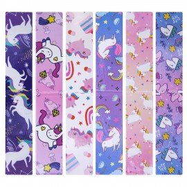 Закладки для книг МАГНИТНЫЕ, "ДЛЯ ДЕВОЧЕК", набор 12 штук, 60x20 мм, FUNSTER, 116654