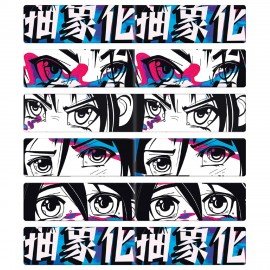 Закладки для книг МАГНИТНЫЕ, "АНИМЕ", набор 12 штук, 60x20 мм, FUNSTER, 116655