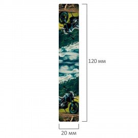 Закладки для книг МАГНИТНЫЕ, "ДЛЯ МАЛЬЧИКОВ", набор 12 штук, 60x20 мм, FUNSTER, 116656