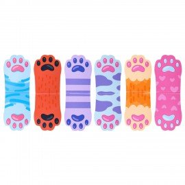 Закладки для книг МАГНИТНЫЕ, "ЯРКИЙ МИКС", набор 30 штук, 35x25 мм, FUNSTER, 116657