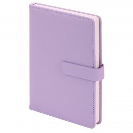 Ежедневник в подарочном наборе 5в1 А5 145x212мм BRAUBERG "President", под кожу, 160 листов, сиреневый, 116853