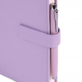 Ежедневник в подарочном наборе 5в1 А5 145x212мм BRAUBERG "President", под кожу, 160 листов, сиреневый, 116853