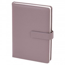 Ежедневник в подарочном наборе 5в1 А5 145x212мм BRAUBERG "President", под кожу, 160 листов, серый, 116854