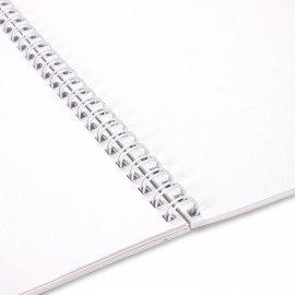 Альбом для акварели А4 40л., бумага 200 г/м, гребень, твердая подложка, BRAUBERG, Дизайн 2, 116884
