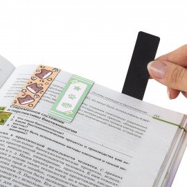 Закладки для книг МАГНИТНЫЕ, BRAUBERG "CUTE CATS", набор 6 штук, 60x20 мм, 116985