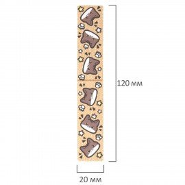 Закладки для книг МАГНИТНЫЕ, BRAUBERG "CUTE CATS", набор 6 штук, 60x20 мм, 116985