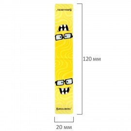 Закладки для книг МАГНИТНЫЕ, BRAUBERG "CUTE MONSTERS", набор 6 штук, 60x20 мм, 116995