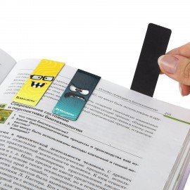 Закладки для книг МАГНИТНЫЕ, BRAUBERG "CUTE MONSTERS", набор 6 штук, 60x20 мм, 116995