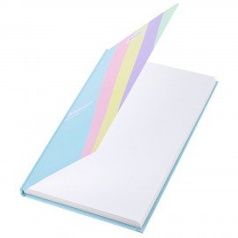 Блокнот А5 134х206мм, 80л, твёрдый, клетка, BRAUBERG, PASTEL, 117015