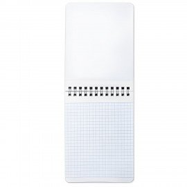 Блокнот МАЛЫЙ ФОРМАТ А6 97х145мм, 60л, гребень, картон, клетка, BRAUBERG, PASTEL, 117033