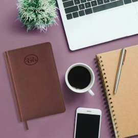 Ежедневник датированный 2026 А5 138x213мм BRAUBERG Favorite, под кожу, коричневый, 117035