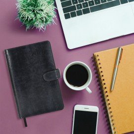 Ежедневник датированный 2026 А5 138x213мм BRAUBERG Legend, под кожу, застежка, серый, 117068