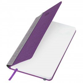 Ежедневник датированный 2026 А5 138x213мм BRAUBERG Mosaic, под кожу, карман для ручки, фиолетовый, 117113